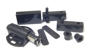 Магнит для 1-ой стеклянной двери ЧЕРНЫЙ