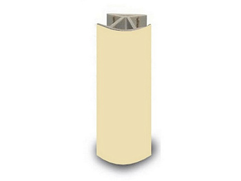 Профиль соед. д/цоколя 135* ваниль H100 (МФС)