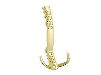 Крючок с перфорацией 3-х рожковый ЗОЛОТО (30) ЮНА