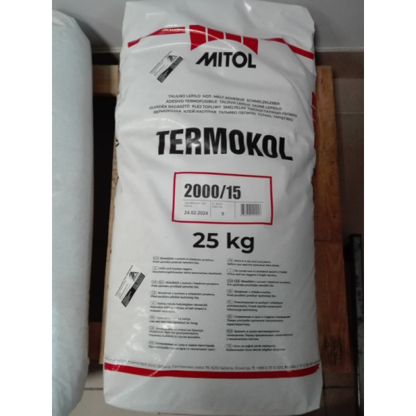 Клей ТЕРМОКОЛ 2000/15 (25кг) 180-210С, мин 12м/мин