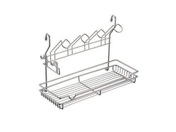 Полка комбинированная, Д390 Ш185 В265, хром MX-420