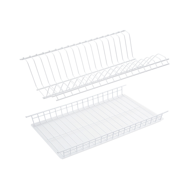 Посудосушитель б/рамки 465*220(ПОЛЬСКИЙ) БЕЛЫЙ (10)В-П