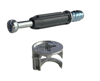 Стяжка эксцентриковая комплект TITUS Д15мм*Н12мм 009699-885-K07 (1000)