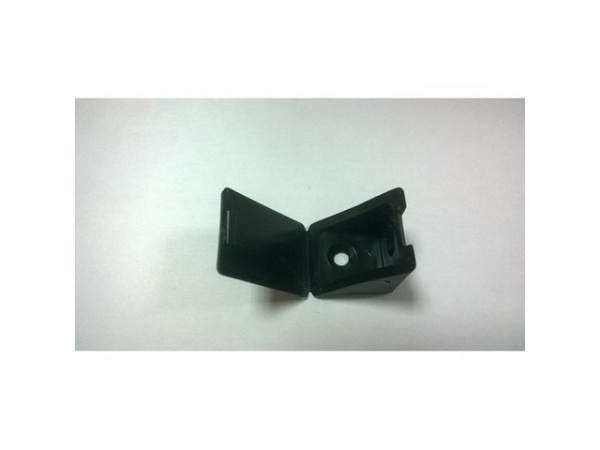 Уголок на 2 шурупа ЧЕРНЫЙ №4 (УП2) (100) С-с