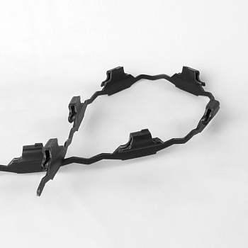 Планка для крепления мебельных пружин A-100R черный (2000шт)