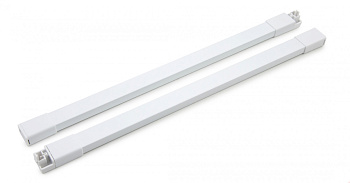 Продольный прямоугольный рейлинг БЕЛЫЙ 350мм (комплект) SBR09/W/350 (50)