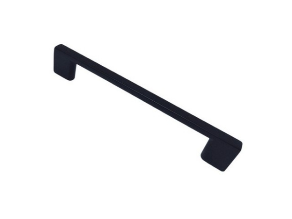 Ручка-скоба 1165 L-160 мм черная  матовая (200)