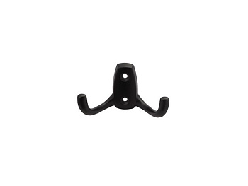Крючок R21 2-х рожковый ЧЁРНЫЙ усиленный