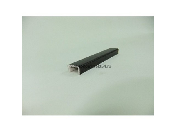 Профиль торцевой черный (МФС) H100