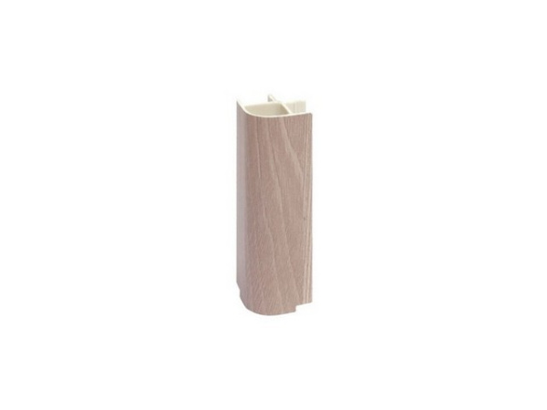 Профиль соед. д/цоколя 90* универс.шимо светлый (МФС) H100