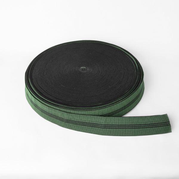 Лента эл.5/60 350С (Резина зел.цв. трех жильная) 100м