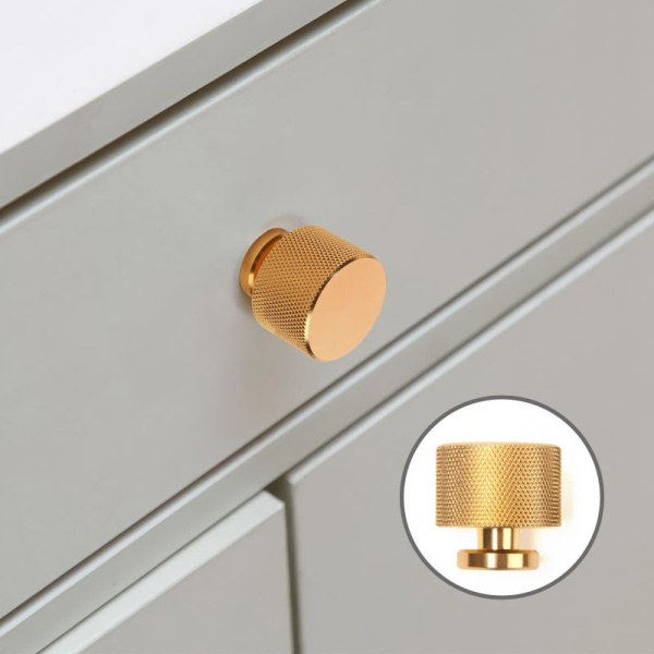 Ручка-кнопка CAPPIO PK329, d=30 мм, золото (9905878)