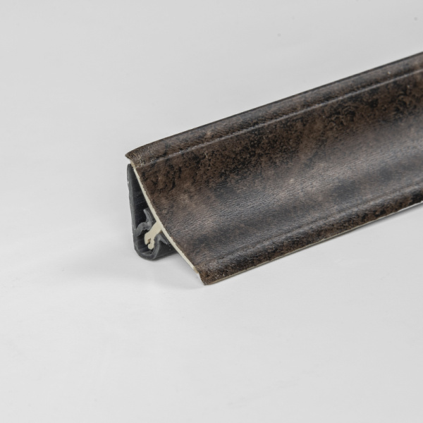 Плинтус для столешниц ГЕПЕРИОН ТЕМНЫЙ Black slate (BL33-170) 20*20*3000, ф-ра 162