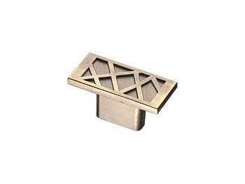 Ручка-кнопка КЕРРОН RK-018 BA (бронза)(100/500) "Р"