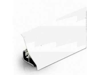 Плинтус для столешниц БЕЛЫЙ ГЛЯНЕЦ (1105) 20*20*3000 (ф-ра Th.1105) BL33-062P