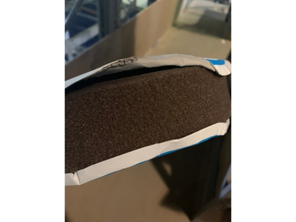 Липучка 50мм темно-коричневая 304(25) (Loop&Hook darck brown )