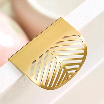 Ручка CAPPIO, 32/50 мм, с узором, матовое золото (7108691)