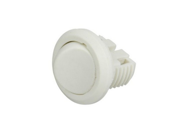 Выключатель врезной мебельный D27 , белый , 5А , 250В , 27х21 мм