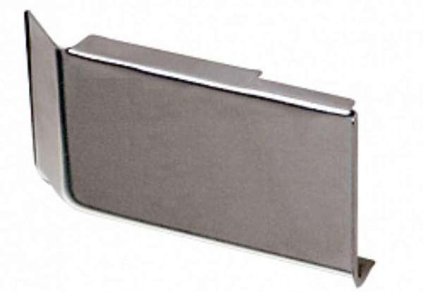 Заглушка для навеса, универсальный 15,7 мм, левая, никель 290.27.974