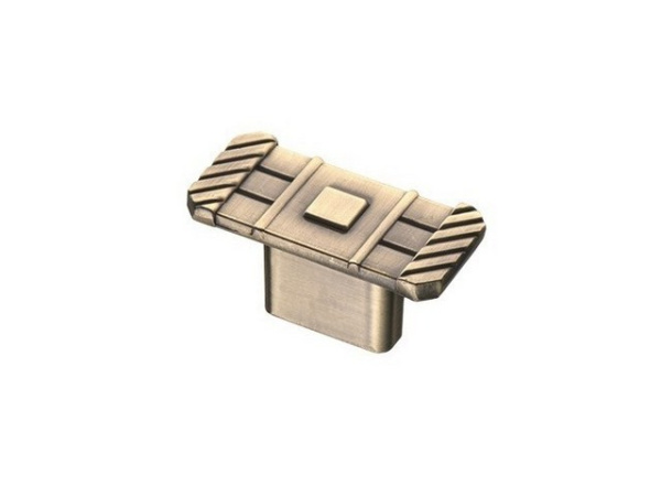 Ручка-кнопка КЕРРОН RK-016 BA (бронза)(100/500) "Р"