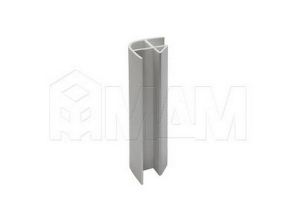 Профиль соед. д/цоколя 90* универс.алюминий гладкий H100 (МФС)