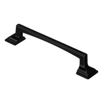 Ручка-скоба RS-108-96 BL, 96 мм, матовый чёрный (60)