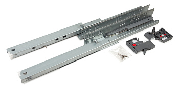 Направляющие скрытого монтажа с ДОВОДЧИКОМ 550мм B-slide DB8881Zn/550 (10) 