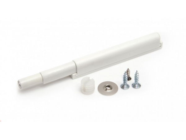 упор-защелка фасада. Белый С МАГНИТОМ (PUSH TO OPEN)