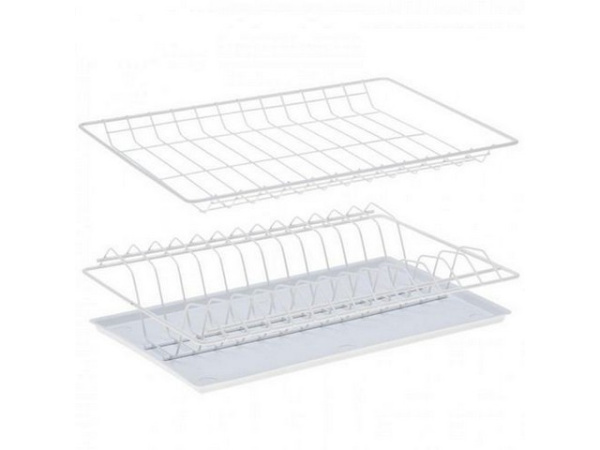 Посудосушитель с поддоном 565*256 БЕЛЫЙ (10)В-П