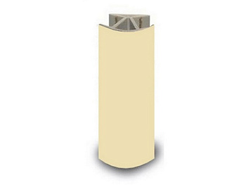 Профиль соед. д/цоколя 90* универс.ваниль  (МФС) H150