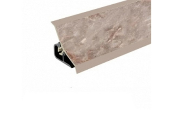 Плинтус для столешниц ОНИКС КОРИЧНЕВЫЙ (САЛОМЕЯ) (1291) 20*20*3000, ф-ра 1514/075