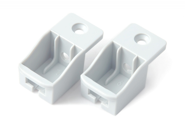 Держатель рейлинга (комплект) для SB08/09 БЕЛЫЙ