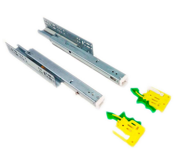 Направл. скрытого монтажа 350мм ПОЛНОГО ВЫДВИЖ.(с доводчиком)