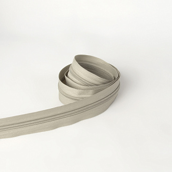 Молния 317 светло-серая рулонная Т 5/200м/ (Zipper 317)