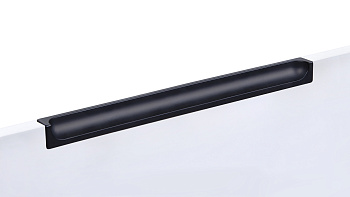Ручка мебельная торцевая EVA чёрная 128мм RT020BL.1/000/200 (30)