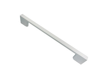Ручка-скоба 1165 L-128 мм белая матовая (25)