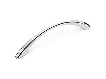 Ручка-скоба Duga 128 CP, ДЕЛЬФИН 128 мм, хром, (60/600)