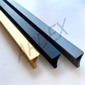 Ручка-скоба 203 L-576/600мм (7-образная) золото матовое