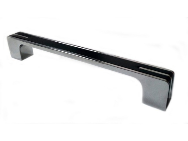 Ручка-скоба RS-47-160 (хром+черный) (30)