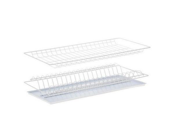 Посудосушитель с поддоном 665*256 БЕЛЫЙ (10)В-П