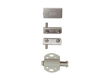 Магнит для 1-ой стеклянной двери der1 ХРОМ (U-образная) (50/400)