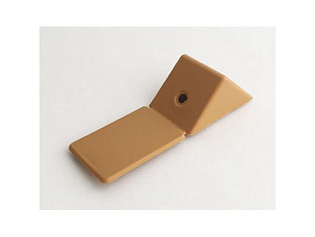 Уголок на 2 шурупа БУК ЖЕЛТЫЙ №7 (УП2) (100шт) С-с