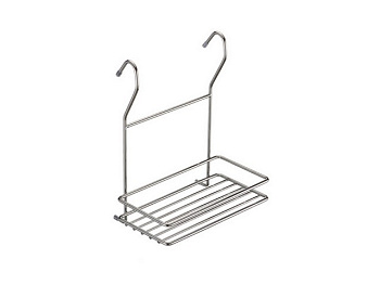 Полка одинарная малая, Д200 Ш135 В250, хром MX-067