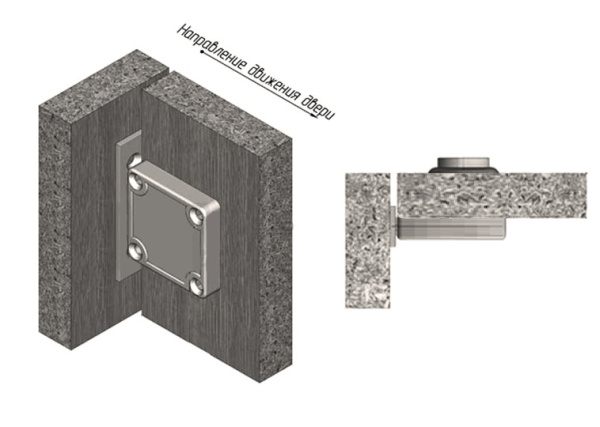 Замок ДЛЯ ШКАФА-КУПЕ 202(12)
