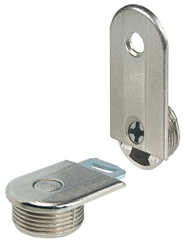 Корпусная стяжка Hafele Ixconnect K 32/20, цинковое литьё, никелированная 263.00.738