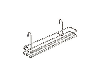 Полка для специй короткая, 360*105*120, хром MX-062