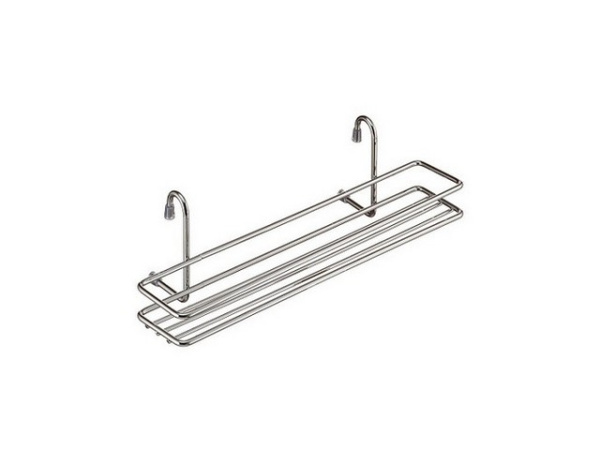 Полка для специй короткая, 360*105*120, хром MX-062