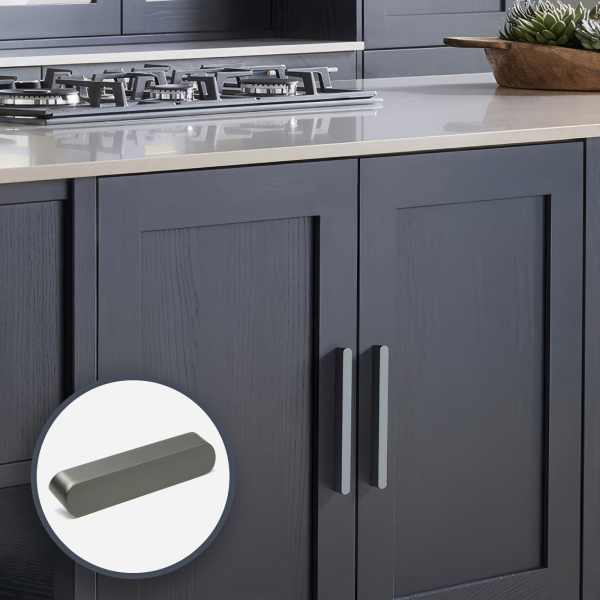 Ручка-скоба CAPPIO RSC027, м/о 160 мм, графит (9867368)