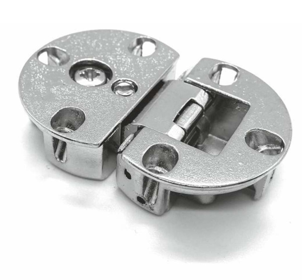 Петля секретерная 80*30(хром) КИТАЙ