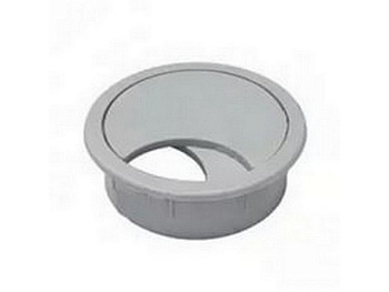 Розетка д/комп. стола СЕРЫЙ №5 (КР16) (50) С-с